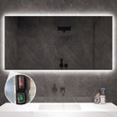 Sugárzó tükörpanel, LED lámpával, 700 W