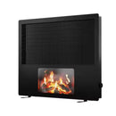 LCD lángkivetítős sugárzó panel - termosztát, modern dizájn, 1700 W