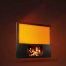 LCD lángkivetítős sugárzó panel - termosztát, modern dizájn, 1700 W
