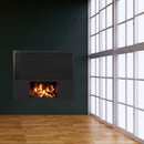 LCD lángkivetítős sugárzó panel - termosztát, modern dizájn, 1700 W