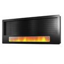 LED lángvetítő sugárzó panel - termosztát, modern dizájn, 2100 W