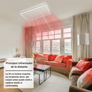 Mennyezeti fűtőpanel, 840 W, LED lámpával, távirányítóval