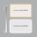 Mennyezeti fűtőpanel, 840 W, LED lámpával, távirányítóval