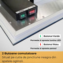 Огледало с лъчисто панелно осветление, с LED светлина, 580 W