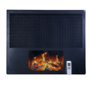 LCD lángkivetítős sugárzó panel - termosztát, modern dizájn, 1700 W