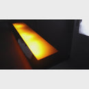 Infravörös sugárzó panel LED lángokkal - Termikus hatékonyság grafén-karbon fűtőelemmel, hőálló üveg, 700 W