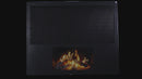 LCD lángkivetítős sugárzó panel - termosztát, modern dizájn, 1700 W