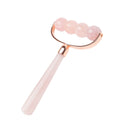 Roller pentru Masaj Corporal cu 4 bile din Quartz Roz