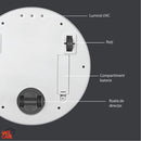 Umidificator Mobil cu Raze UVC, cu Senzor Anti-Coliziune