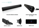 Panou Incalzire Radiant cu Infrarosu, 1800W, Control WI-FI sau Telecomanda