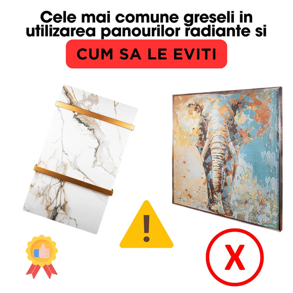 Cele mai comune greseli in utilizarea panourilor radiante si cum sa le eviti