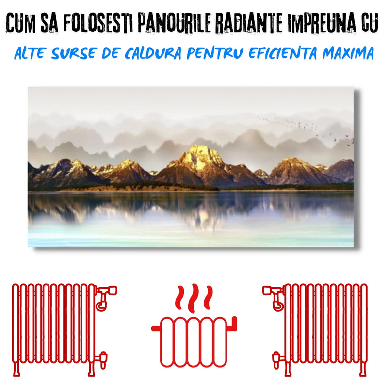 Cum sa folosesti panourile radiante impreuna cu alte surse de caldura pentru eficienta maxima