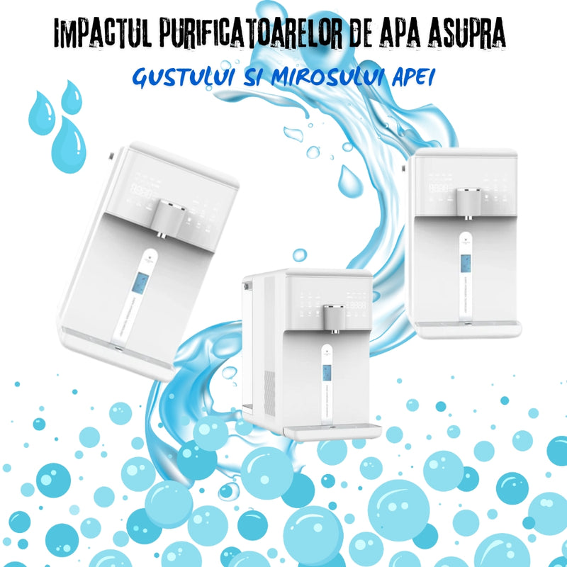 Impactul purificatoarelor de apa asupra gustului si mirosului apei