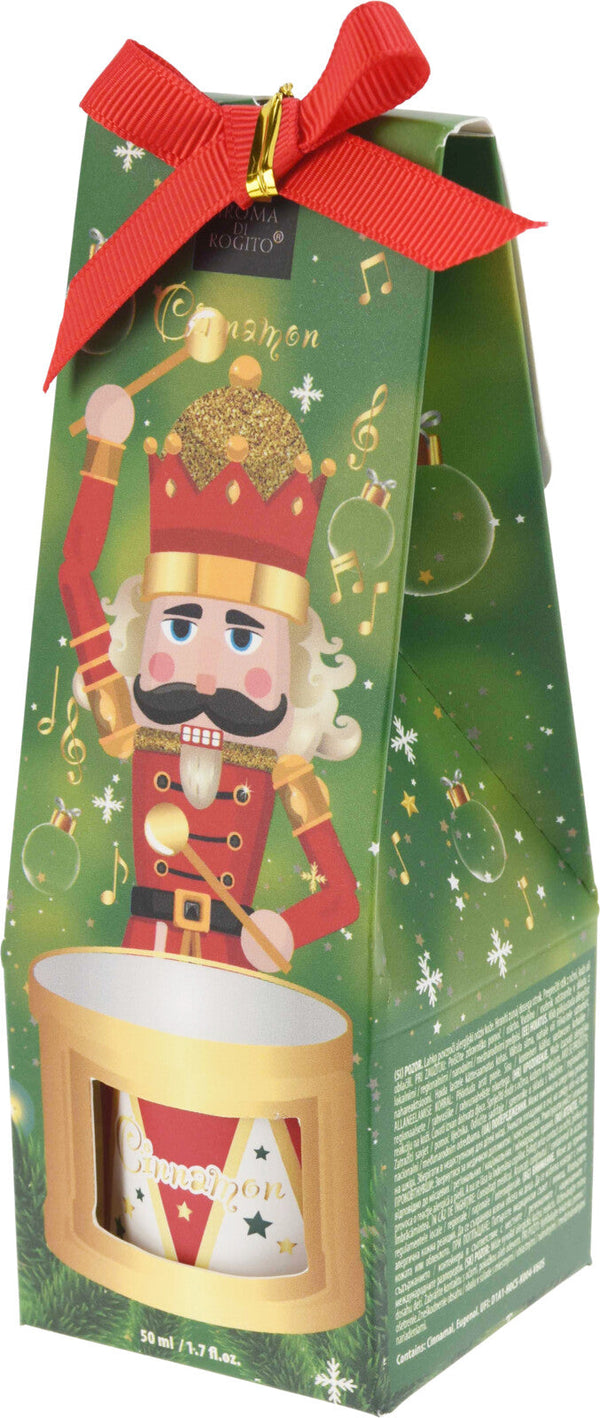 Set Parfum Ambiental Cinnamon, Difuzor cu Aroma de Scortisoara, Editie Festiva Merry Christmas