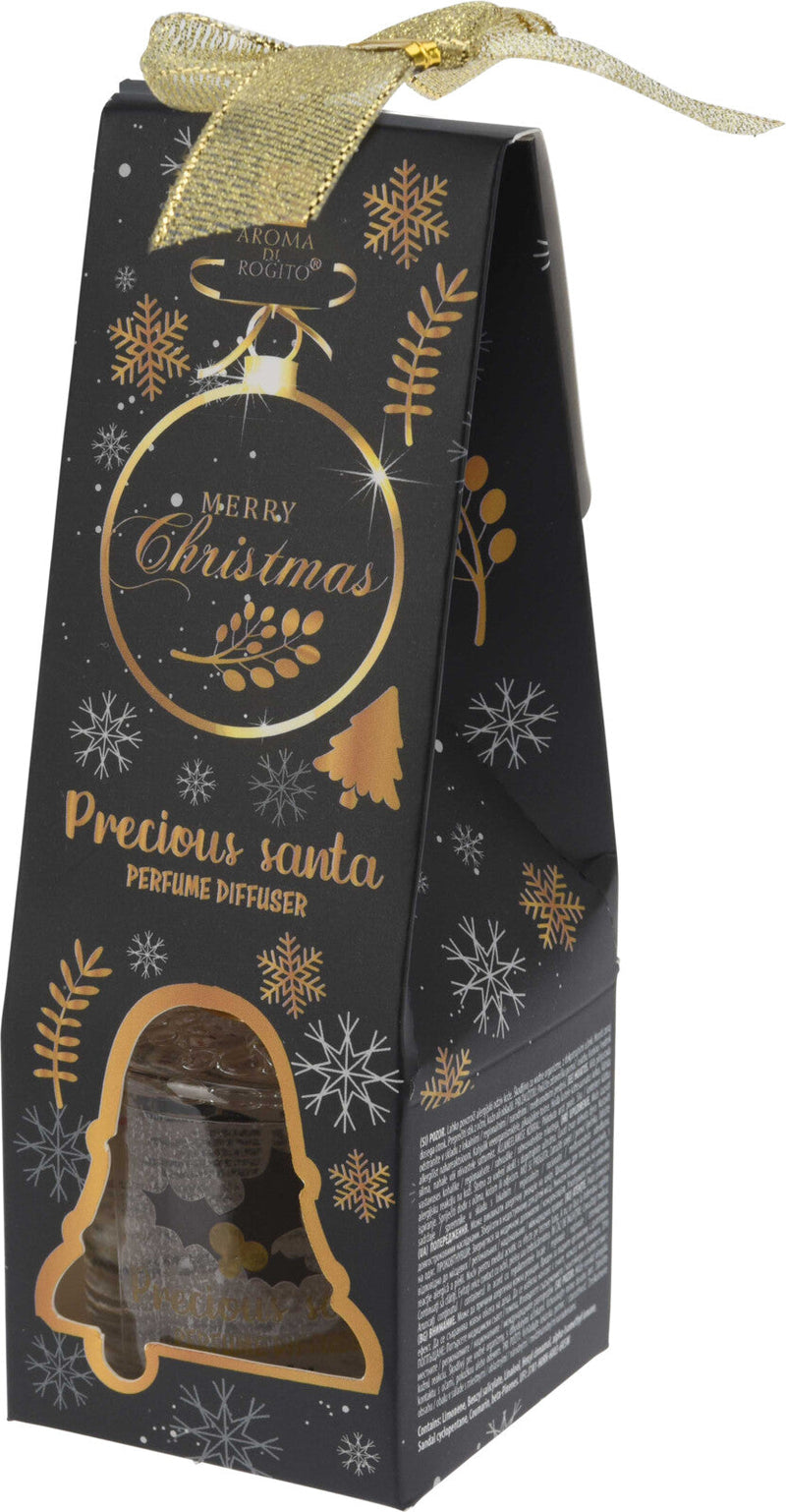 Diffuser parfum Precious Santa, 50 ml, Aroma festiva de Craciun, Parfum ambiental elegant