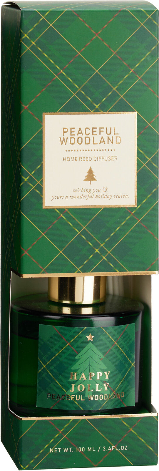 Diffuser Aromo, 100ml, Peaceful Woodland, Green Edition