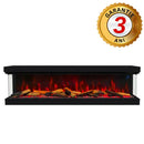 3D стенна електрическа камина със звук, WI-FI, 7 цвята, 180 см, Safecare