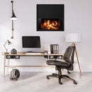 Panou Radiant cu Aspect Semineu si Proiectie Flacara LCD - Design Modern, 1700W