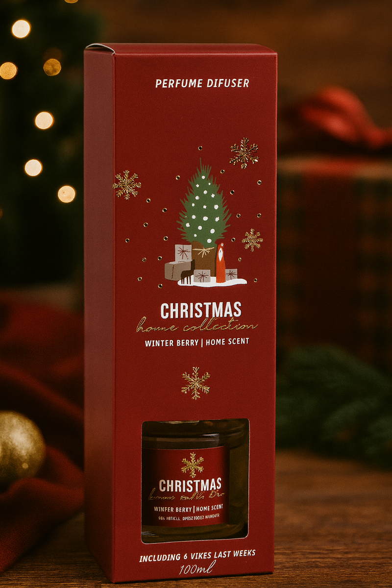 Diffuser Aromo, 100ml, Aroma Winter Berry, Christmas Home Collection, Red Edition