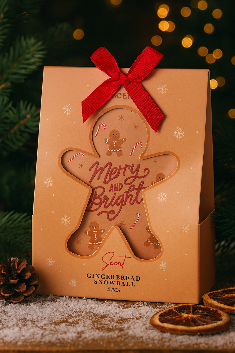 Plic Parfumat Craciun, Gingerbread Snowball