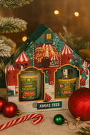 Set cadou Xmas Tree, Aroma de brad, Lumanare parfumata si Difuzor cu betisoare