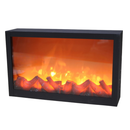 Mini Semineu Electric Decorativ cu LED, Efect realist de flacara, 41cm