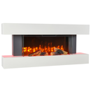 Semineu Electric de Perete, Smart, Wifi, Sticla pe Trei Laturi, Alb YF4003