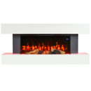 Semineu Electric de Perete, Smart, Wifi, Sticla pe Trei Laturi, Alb YF4003