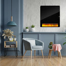 Panou Radiant Infrarosu cu Flacari LED - Eficienta Termica cu Element de Incalzire din Carbon Grafenic, Sticla Termorezistenta , 700W