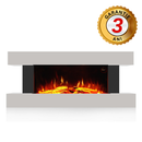 Semineu Electric cu WI-FI, Sunet, Telecomanda, 7 culori si 5 niveluri de intensitate a flacarilor