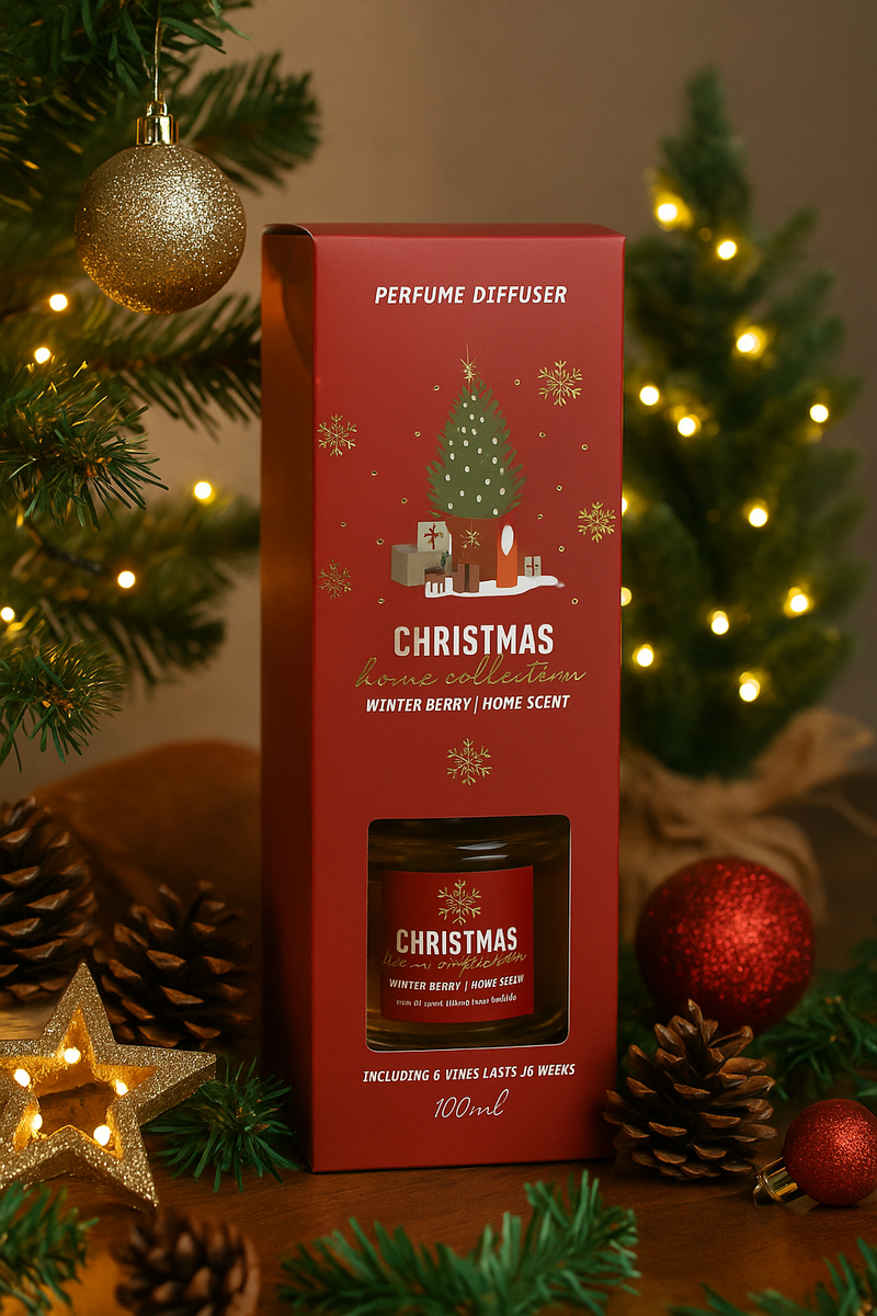 Diffuser Aromo, 100ml, Aroma Winter Berry, Christmas Home Collection, Red Edition