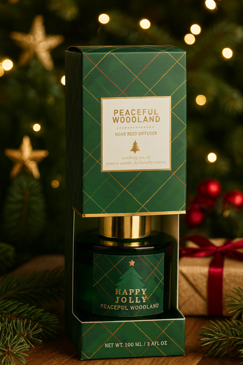 Diffuser Aromo, 100ml, Peaceful Woodland, Green Edition