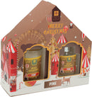 Set cadou Pine, Aroma de brad natural, Lumanare parfumata si Difuzor cu betisoare