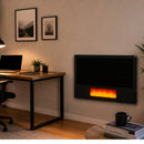 Panou Radiant Proiectie Flacara LED - Termostat, Design Modern, 1700W