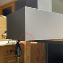 RESEAL 04 - Сива електрическа камина с Wi-Fi, звук, 7 цвята и 5 нива на интензитет на пламъка, с термостат и дистанционно управление