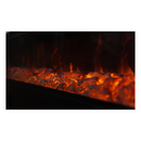 Електрическа камина от масивна бяла дъбова дървесина, дистанционно управление