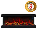 3D стенна електрическа камина със звук, WI-FI, 7 цвята, 125 см, Safecare