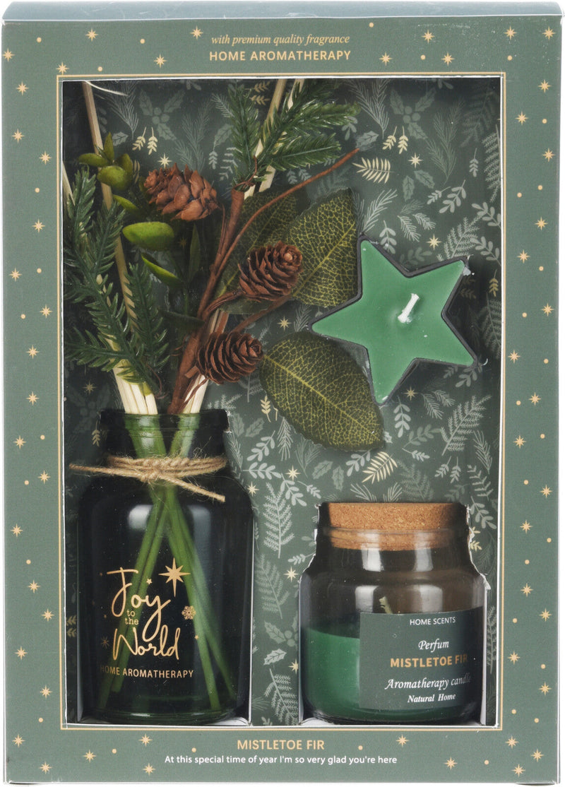 Set Cadou, 25cm, Home Aromatherapy, Green Edition