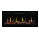Вградена електрическа камина на дърва, със звук, 7 цвята, реалистични пламъци