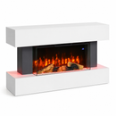 Semineu Electric Premium, Smart, Wifi, Sticla pe Trei Laturi, Alb, Safecare YFG4003