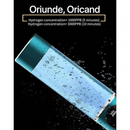Преносима бутилка за генериране на водородна вода с титаниеви електроди и платина, синя