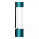 Преносима бутилка за генериране на водородна вода с титаниеви електроди и платина, синя