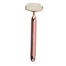 Roller Electric pentru Masaj Facial din Quartz Transparent, cu Vibratii