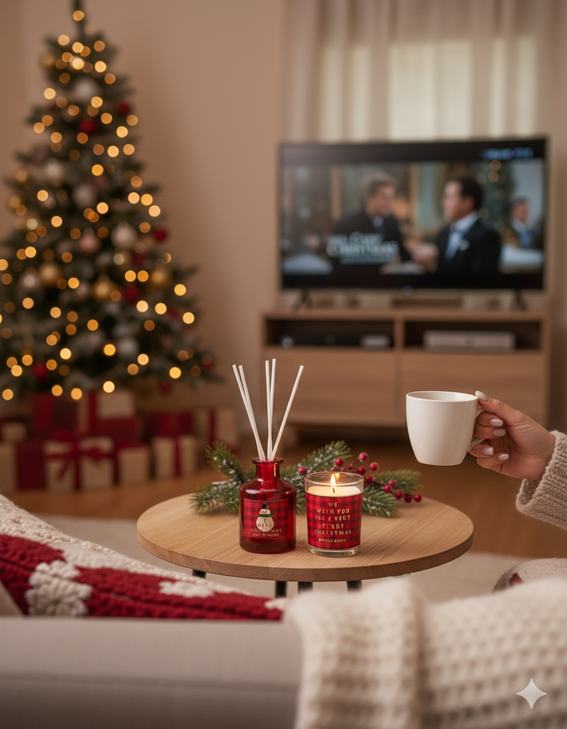 Aromo Set Craciun, Peaceful Woodland, Red Edition