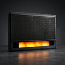 Kandallóhatású sugárzó panel LED lángvetítéssel - modern dizájn, 1700 W