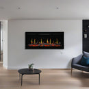 Вградена електрическа камина на дърва, със звук, 7 цвята, реалистични пламъци