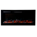 Вградена електрическа камина на дърва, със звук, 7 цвята, реалистични пламъци