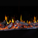 Вградена електрическа камина на дърва, със звук, 7 цвята, реалистични пламъци