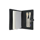 Елегантен ежедневен дневник, формат A5 с външна батерия 10000 mAh, различни цветове