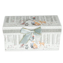 Cani din Portelan Craciun, in Cutie Cadou, cu imprimeu Om de Zapada